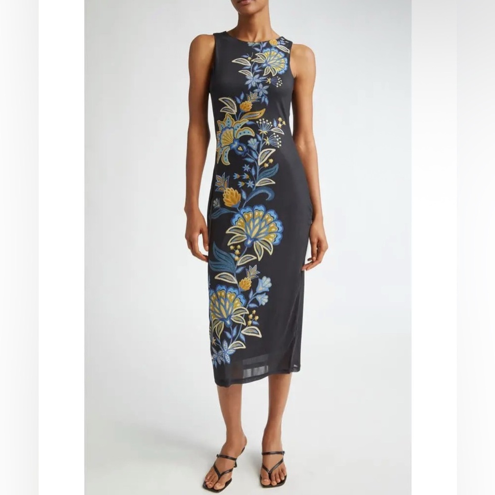 FARM Rio Endless Summer Mesh Midi Dress